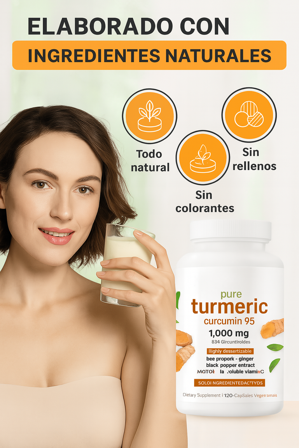 Turmeric Curcuma Ultra Bio - Apoyo integral al bienestar