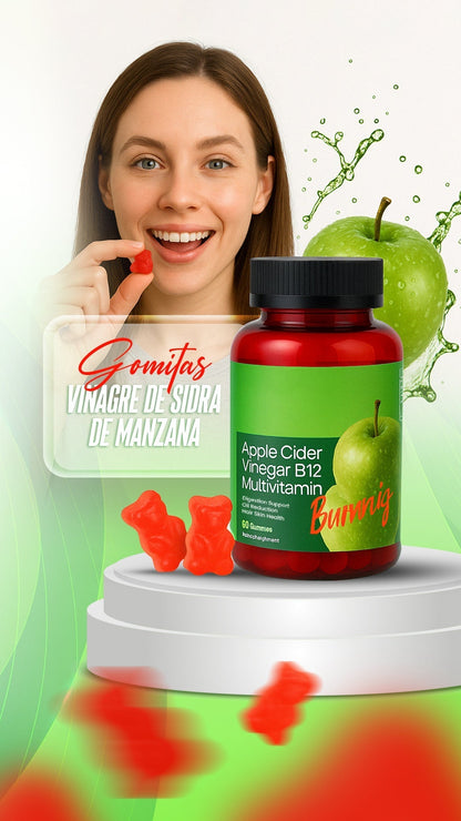 AppleFit | Gomitas Detox con Vinagre de Manzana