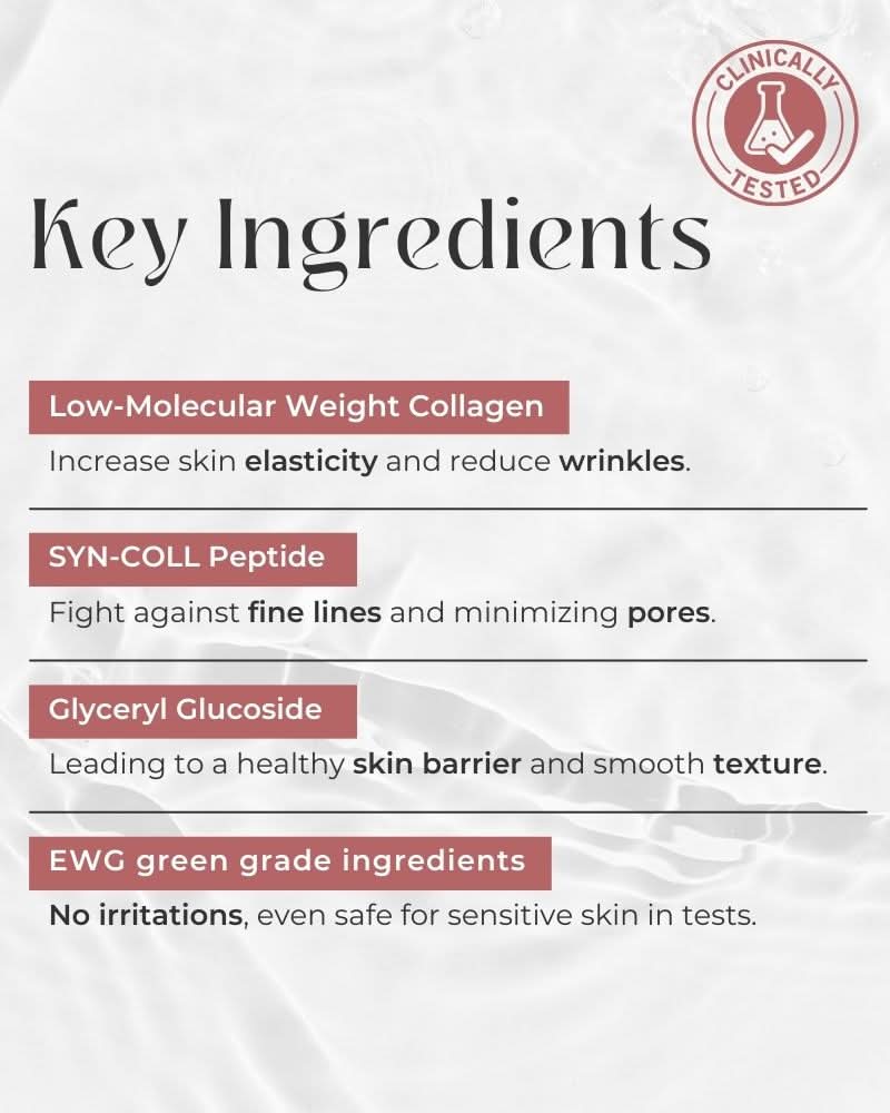 Máscara de colágeno