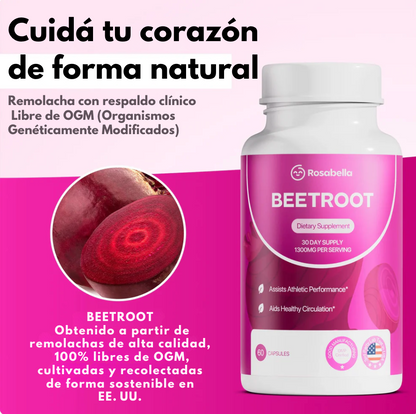 BeetRoot® – Cápsulas de Remolacha para el Bienestar Diario y Apoyo Natural