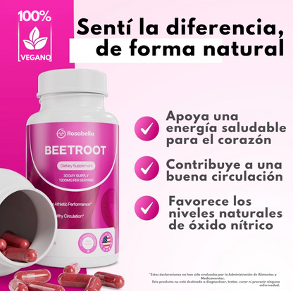 BeetRoot® – Cápsulas de Remolacha para el Bienestar Diario y Apoyo Natural