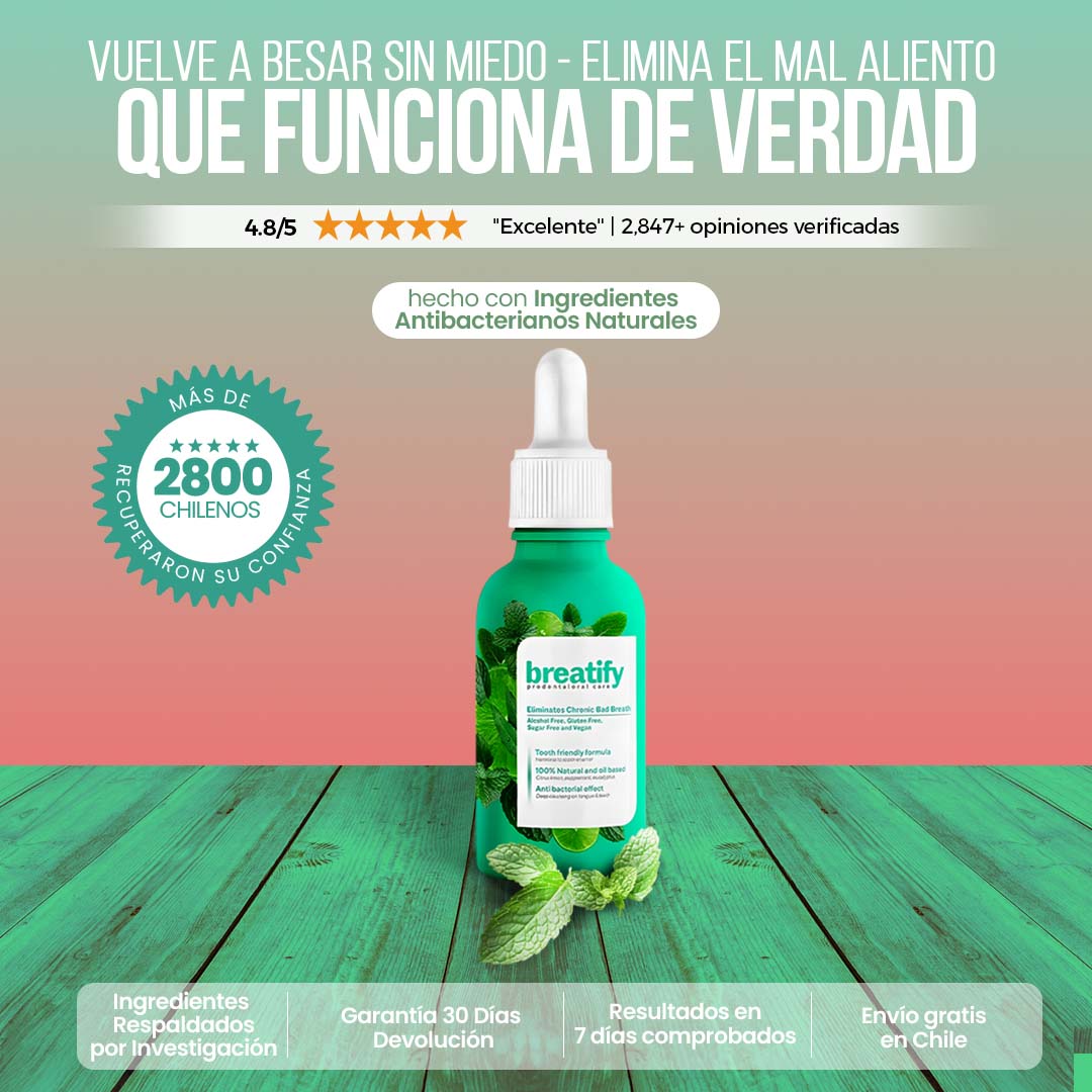 BREATIFY ™ - GOTAS CONTRA EL MAL ALIENTO