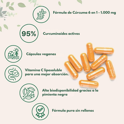 Turmeric Curcuma Ultra Bio - Apoyo integral al bienestar