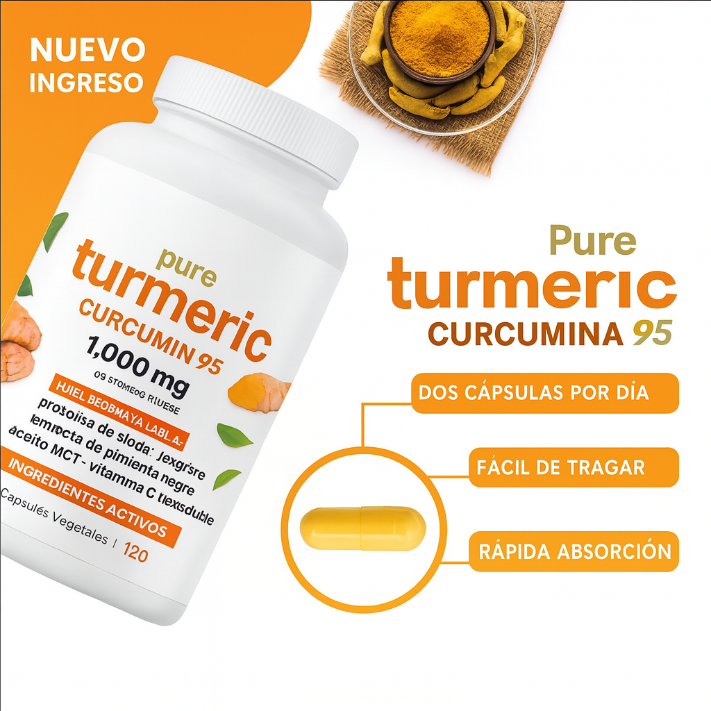 Turmeric Curcuma Ultra Bio - Apoyo integral al bienestar