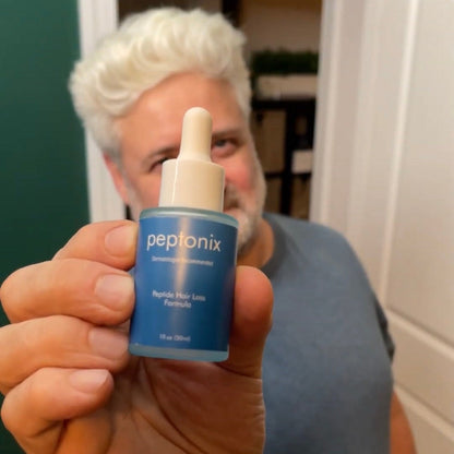 Fórmula para el crecimiento del cabello con péptidos de cobre