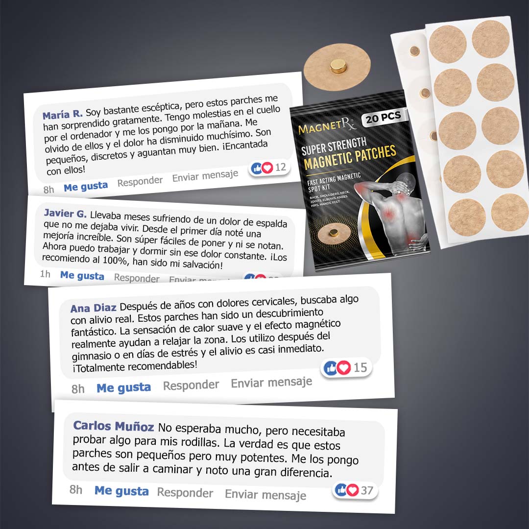 MagnetRX® - Parches con Imanes Terapéuticos