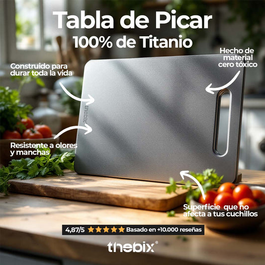 TitanBoard® - Tabla de picar de Titanio Antibacterial
