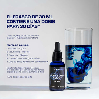 Vitalis Gotas de azul de metileno al 1%