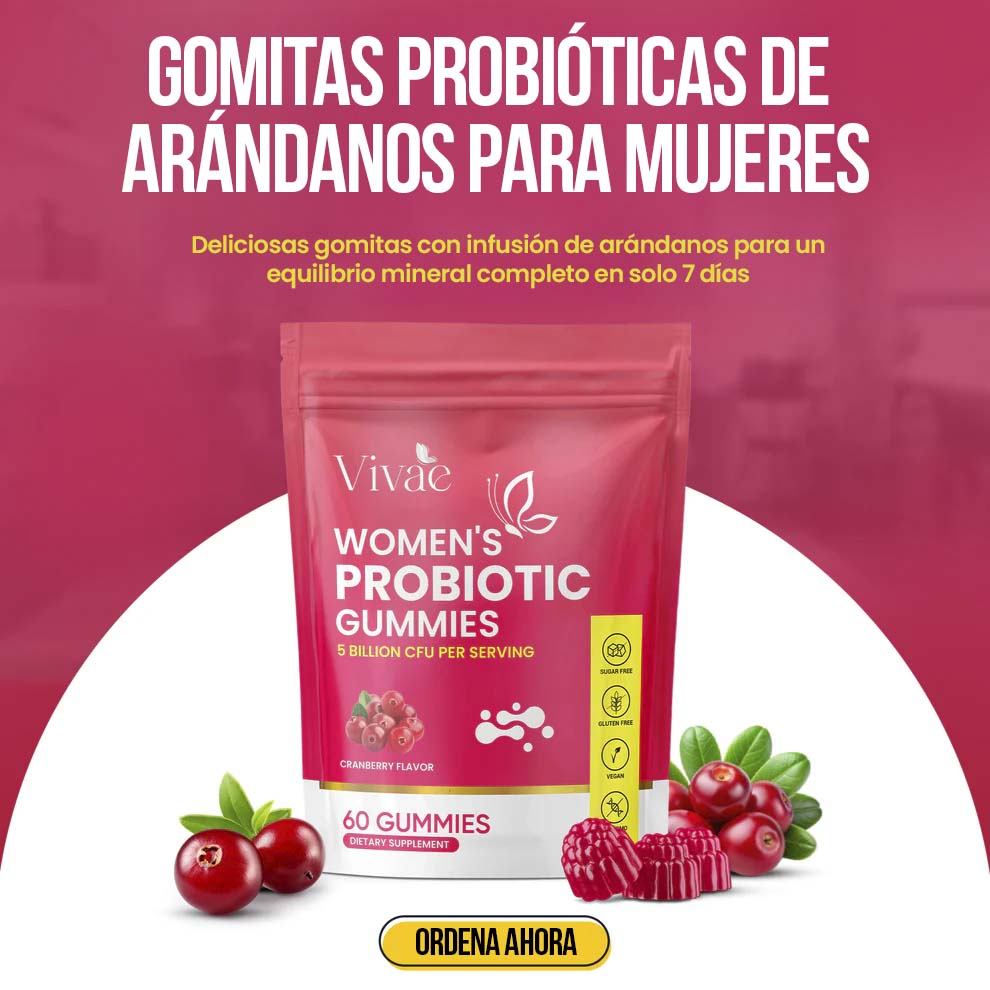 Vivae® - Gomitas con Probióticos Cranberry