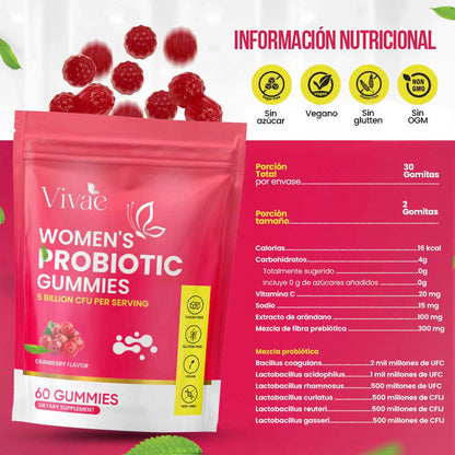 Vivae® - Gomitas con Probióticos Cranberry