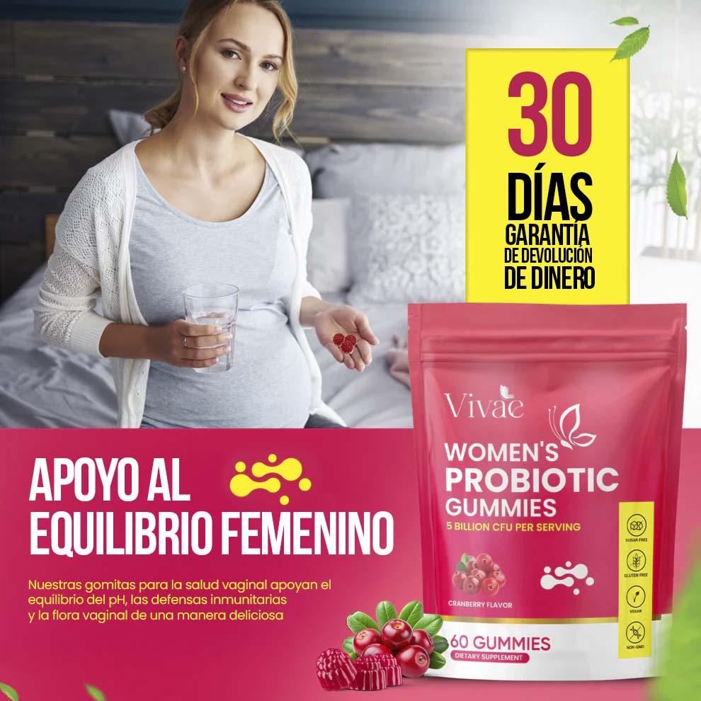 Vivae® - Gomitas con Probióticos Cranberry