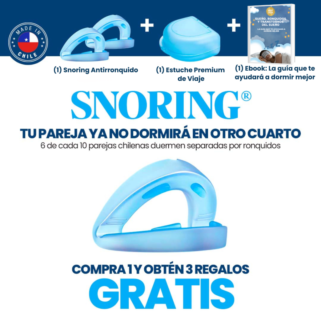 SNORING® Boquilla Antirronquidos Termo-Adaptativa