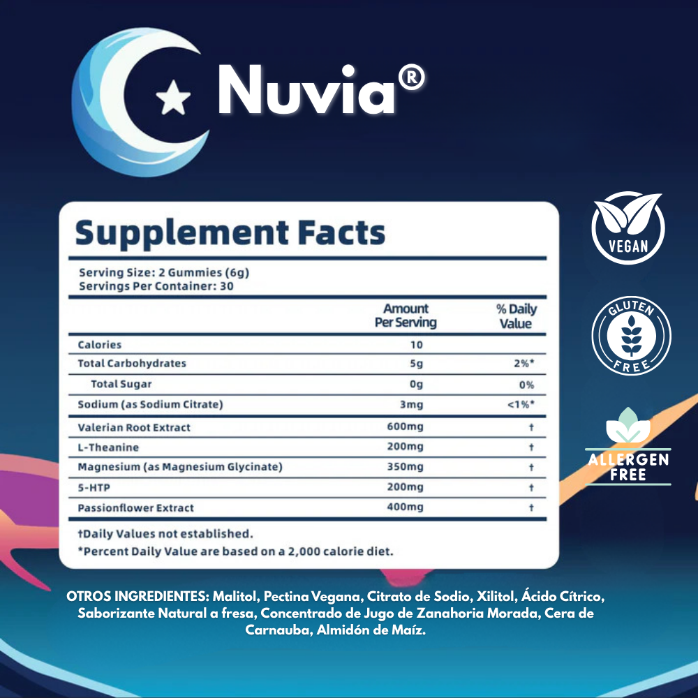 Nuvia® - Sueño profundo, energía real
