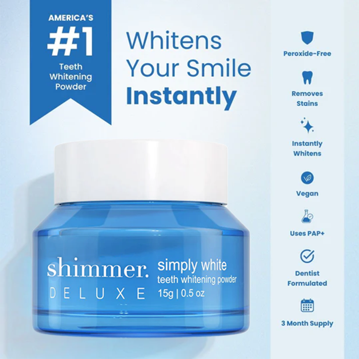Shimmer® - Polvo Blanqueador Dental